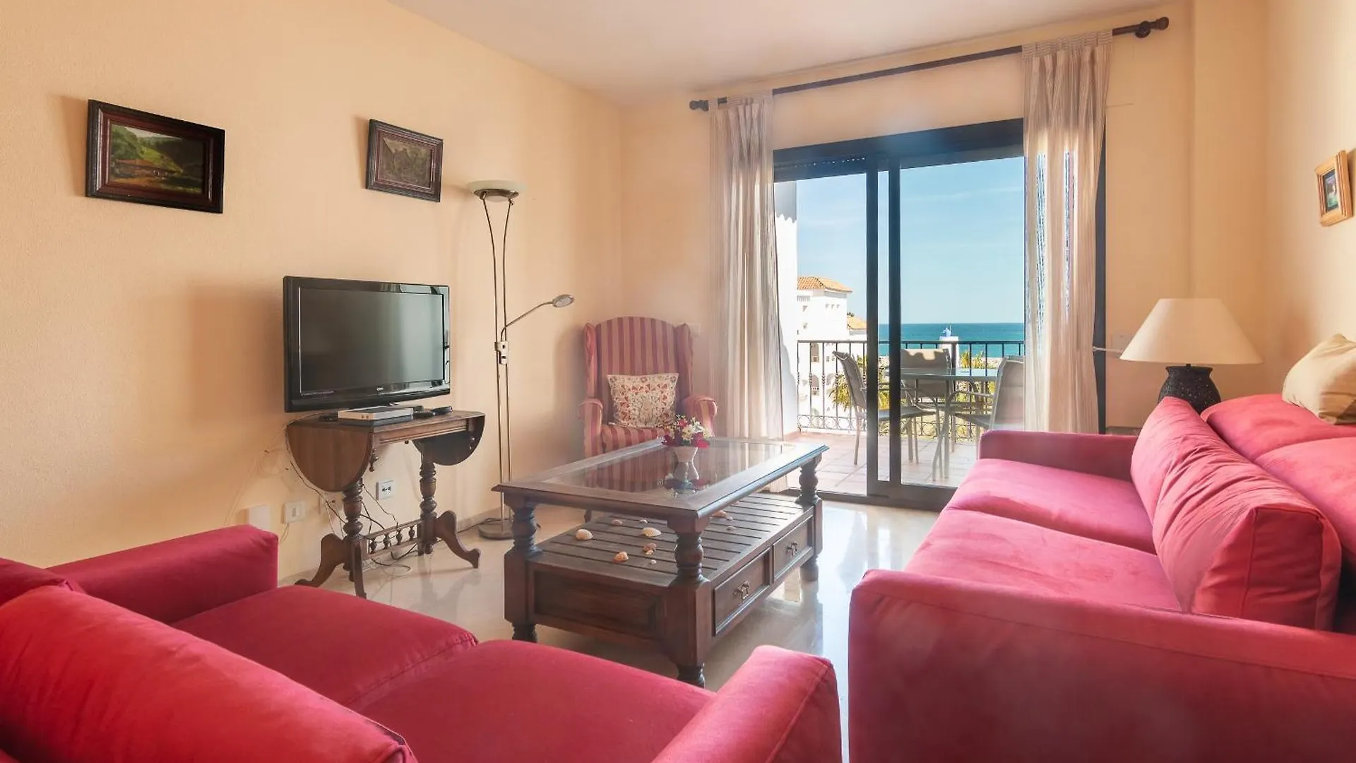 2233-Lovely 2 Bedrooms On The Beach, Pool And Port 马尼尔瓦 0*,